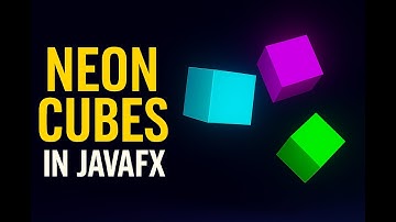 Neon Cubes 3D in JavaFX | Stunning 3D Animation Under 100 Lines of Code!