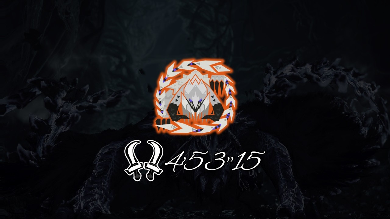 【MHWilds】歴戦王アルシュベルド 双剣 ソロ 4'53