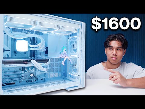 The $1600 PURE Aesthetics Gaming PC Build - YouTube