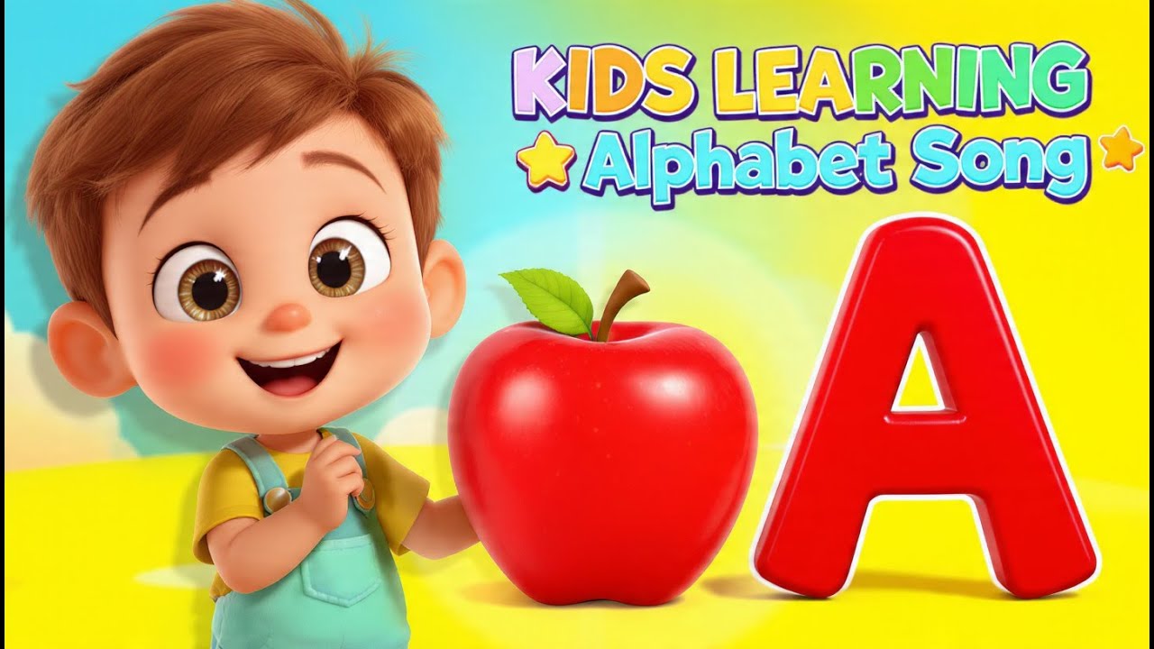 🌈 A to Z ABC Learning Song | Fun Alphabet Rhymes for Preschool Kids 🎵 ...