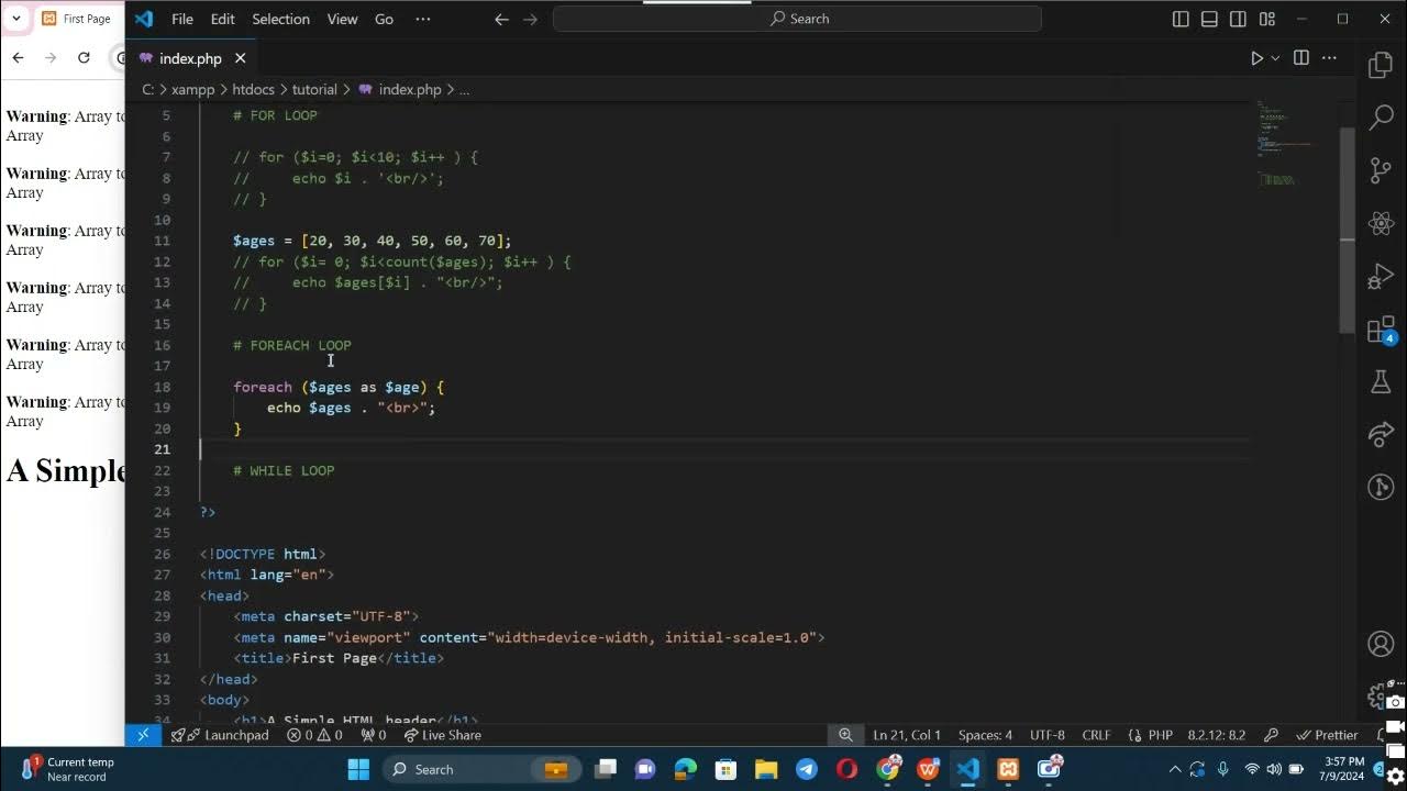Mastering Loops in PHP: A Comprehensive Guide for Beginners - YouTube