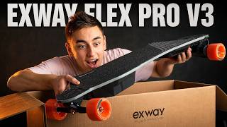 This board is INSANE! Exway Flex Pro V3 Unboxing and First Look
