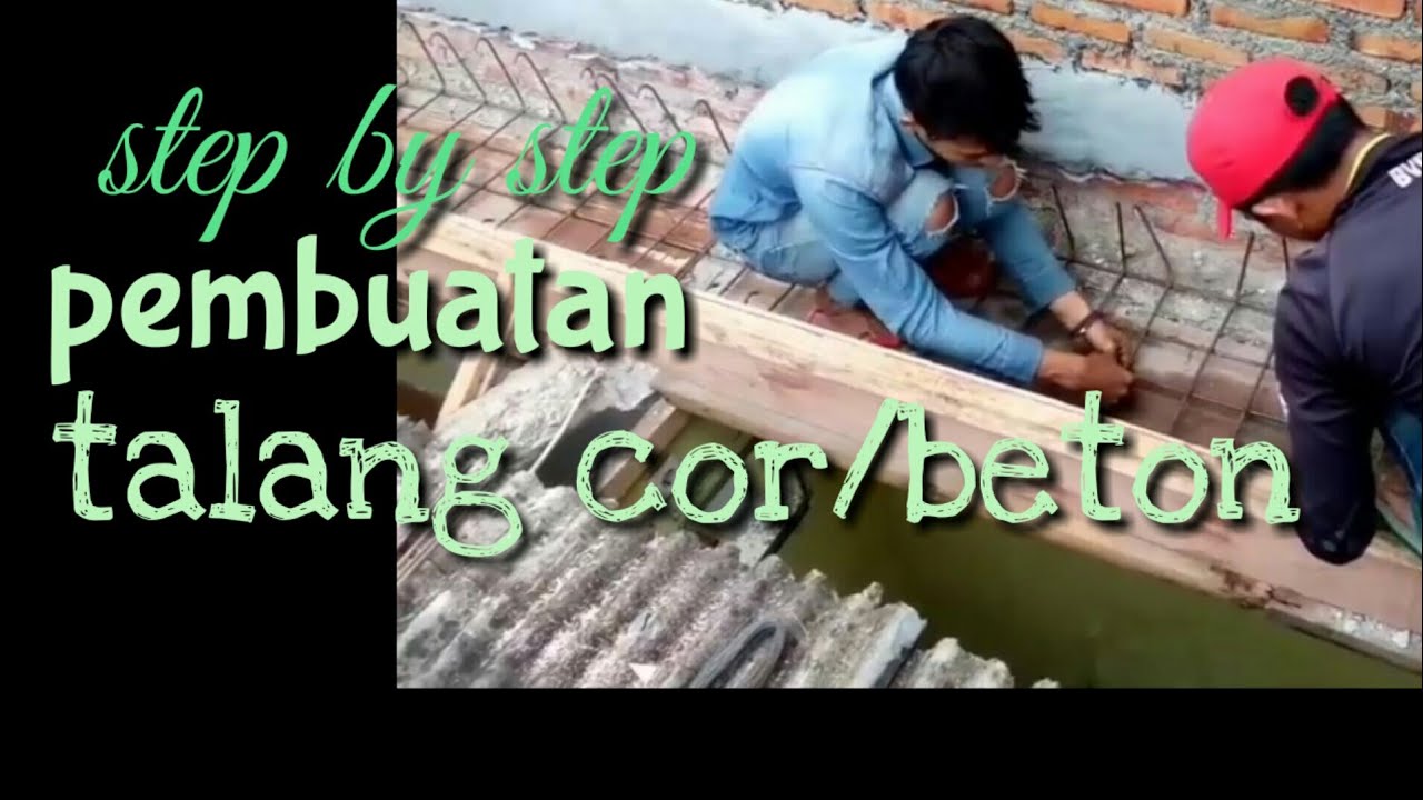 Proses Pembuatan Talang Air Beton Youtube