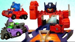 Optimus Prime Bird Raceway - Angry Birds Transformers Tele-pods - Unbox, Review & Play