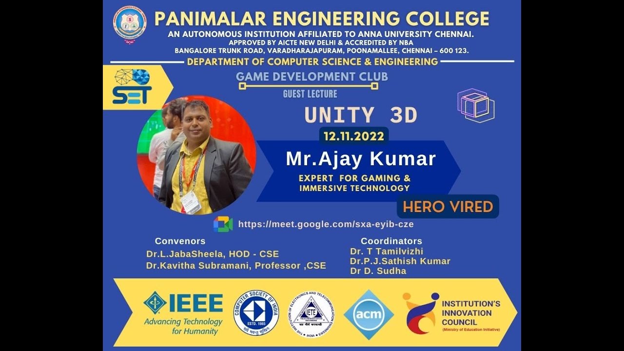 CSE- GAME DEVELOPMENT CLUB SEMINAR - YouTube