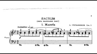 Alexander Grechaninov - 5 Pastels, Op.3