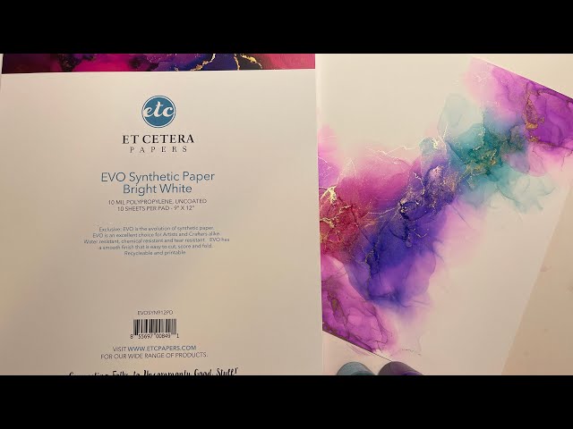 Evo Synthetic Paper 9x12 10 Sheets