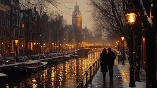 Amsterdam Canal Jazz On A Quiet Night For Relaxing Moments