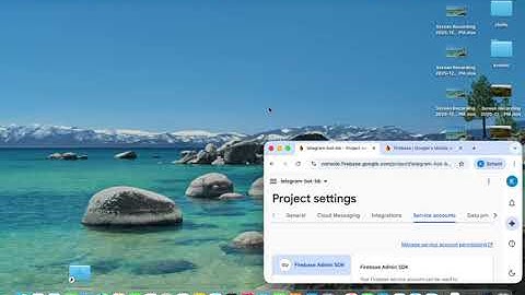 To build a telegram chatbot using firestore database 