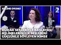 Dudak sesleriyle başlayan kelimelerin ilk seslerini güçlükle söyleyen kimse | Kelime Oyunu