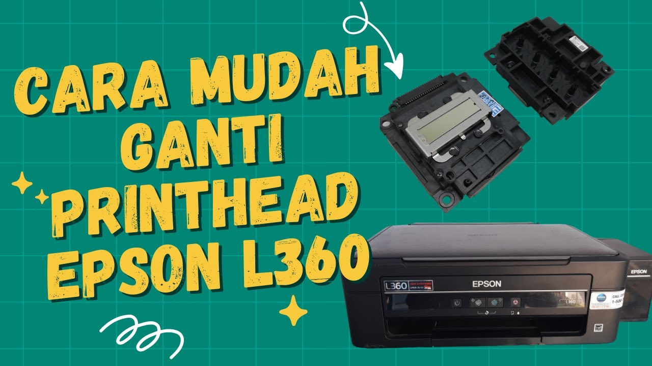 cara pasang ganti head printer epson L360, cara ganti head epson l360, cara pasang head epson