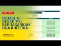 Membuat Deskripsi Berdasarkan Dua Kriteria