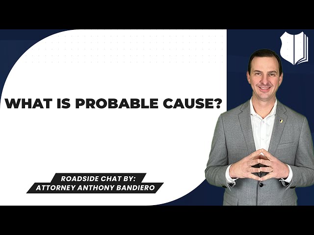 What is probable cause? - YouTube