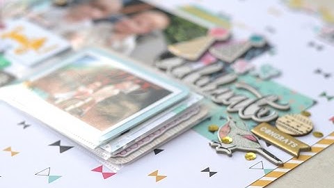 Stash Bash - include a mini album on your layout