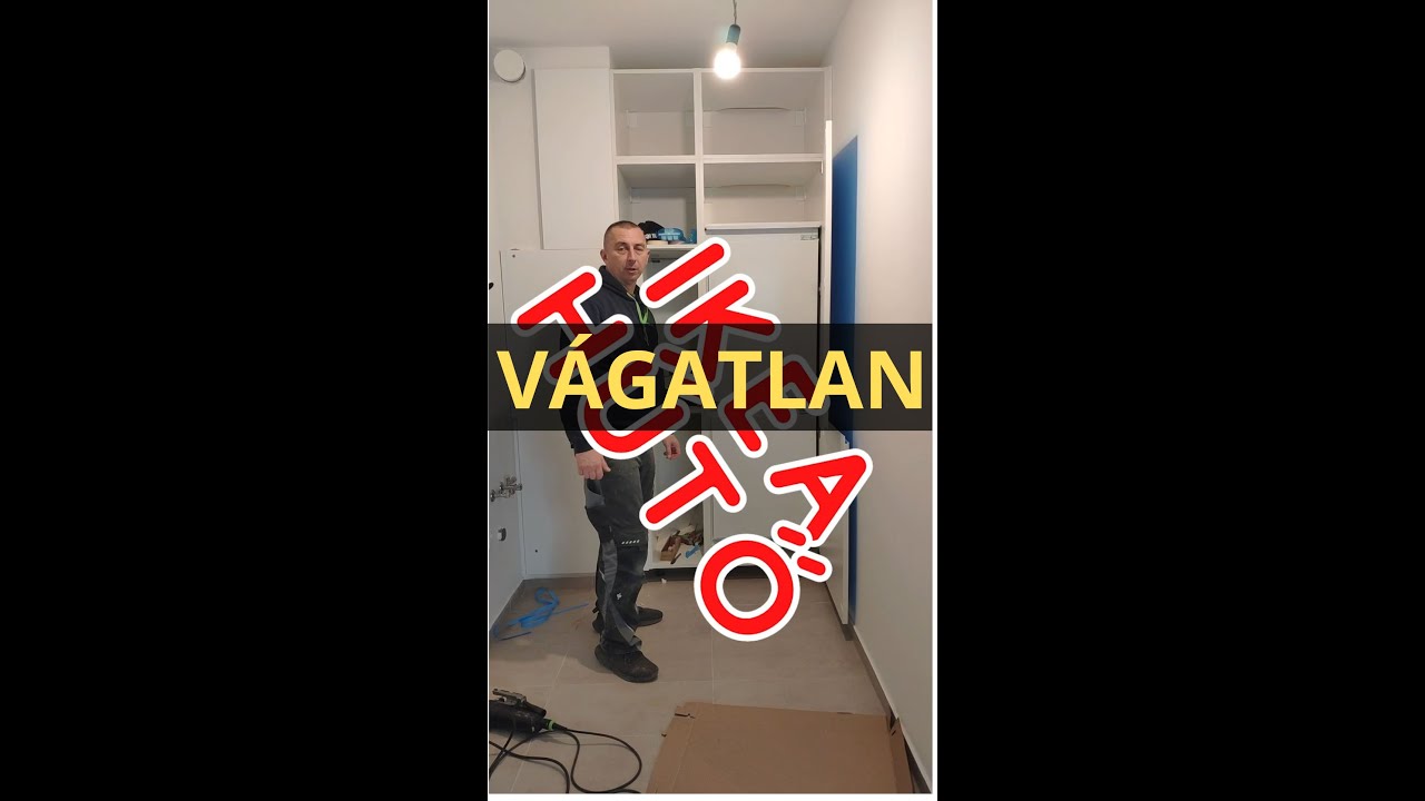 Ikea hűtő beszerelés vágatlan - YouTube