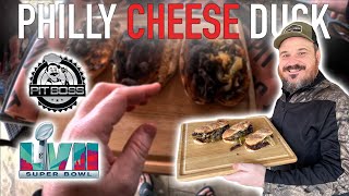 Philly Cheese Duck Sandwich FULL RECIPE + Martin Boys Update // PitBoss Recipe screenshot 1