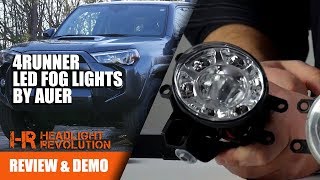 Chris reviews and demos the auer automotive 2-in-1 led fog light drl.
at end of review, he compares to factory halogen and...
