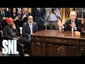 The IRL Kanye West/Donald Trump meet-up was funnier than this 'SNL' cold open