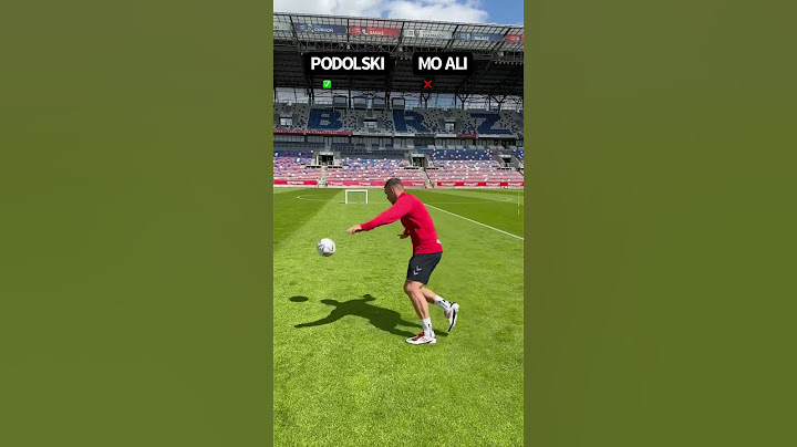 Shooting challenge with Podolski
