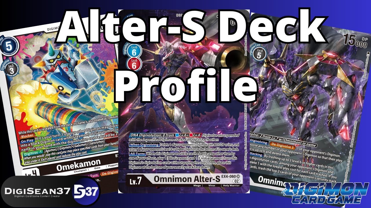 Omnimon Alter-S Deck Profile | Digimon Card Game | EX6 Infernal Ascension