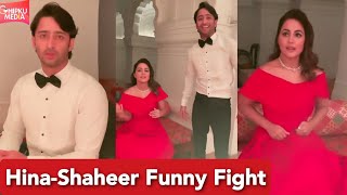 Hina Khan & Shaheer Sheikh Fights On The Sets Of Mohabbat Hai | Shahina | Shaheer-Hina Funny Video