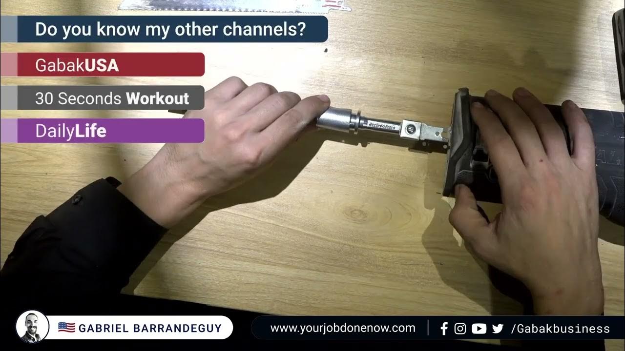 Tutorial on How to add a file to a Reciprocating Saw Reciprotools RCTA10 Reciprocating Saw