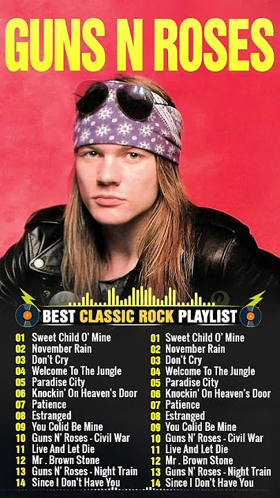 The Best Songs Of Guns N Roses -  GNR Greatest Hits Full Album