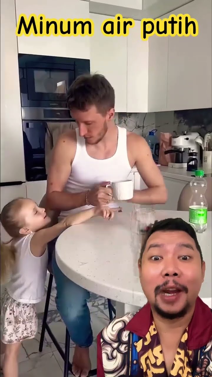 MINUM AIR PUTIH YG BANYAK YA!!???#shortsfeed #shorts #funny
