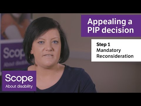 How to Appeal a PIP Decision: Step One - Mandatory Reconsideration