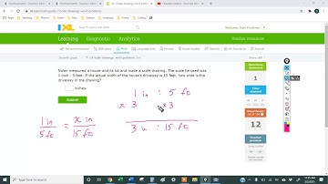 IXL - Scale drawings) Scale drawings: word problems