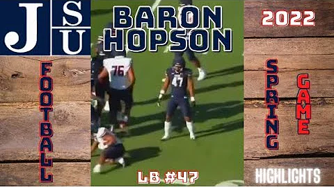 Jackson State Football Baron Hopson Spring Game Hi...