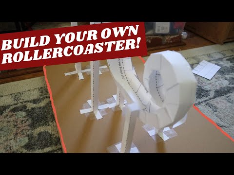 Build Your Own Paper Roller Coaster (Universal Studios Hollywood) PT. 3