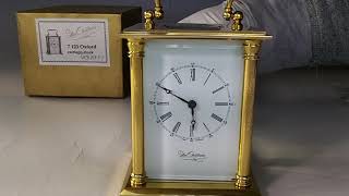 Vintage German Mechanical 8Day Clock Chime Rings On The Hour And Half Hour