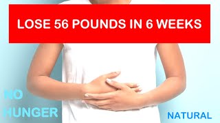 Obesity Fix: Lose 56 pounds in 6 weeks. You don't want to miss this!