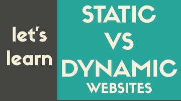 Static vs Dynamic Websites | Whats the Difference