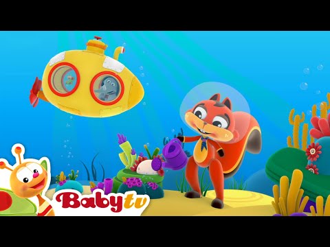 Lubang di Tengah Laut 🐠🐟 | Lagu & Irama | BabyTV Bahasa Indonesia