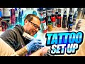 Professional tattooing set up procedure  jake steele