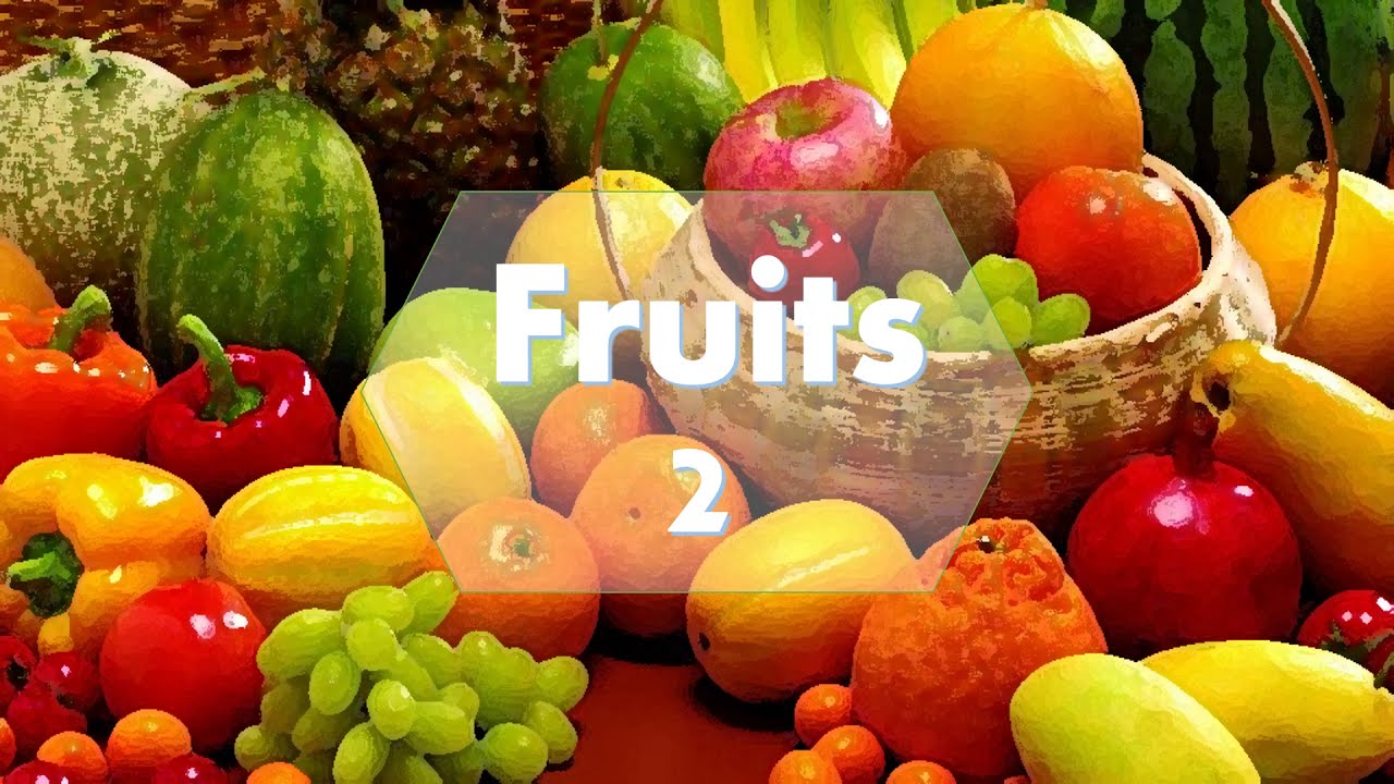 ⁣Fruits vocabulary in English with pictures | Fruit names | Part 2