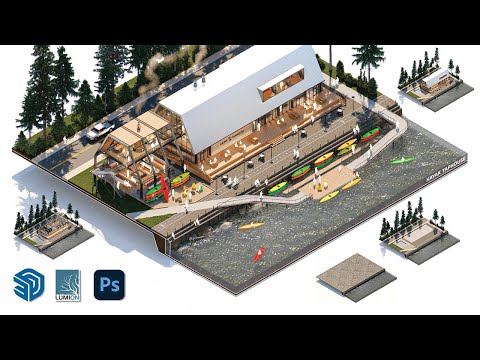 HOW TO: Animated Axonometric Diagram with Lumion 12 and SketchUp