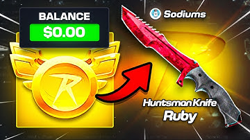 $0.00 TO A RUBY ON CSGOROLL!