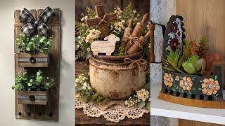 Thrifty Charm Decor Shabby Chic Vintage Rustic Home and Wall Hangings Decor Ideas