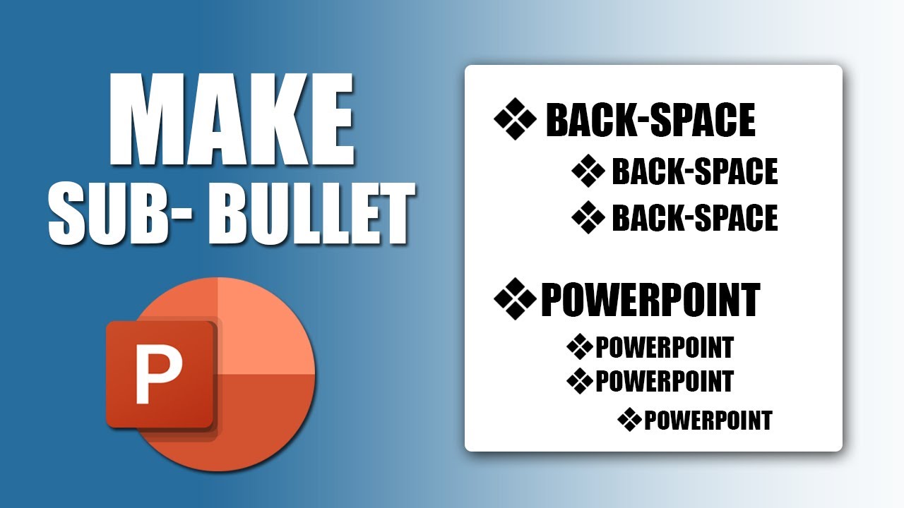 How To Make Sub Bullet Points In PowerPoint YouTube How To Make Sub Bullet Points In PowerPoint YouTube