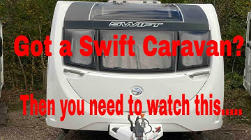 Got a Swift Caravan  Then you need to watch this...