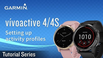 Tutorial - vívoactive 4/4S: Setting up activity profiles