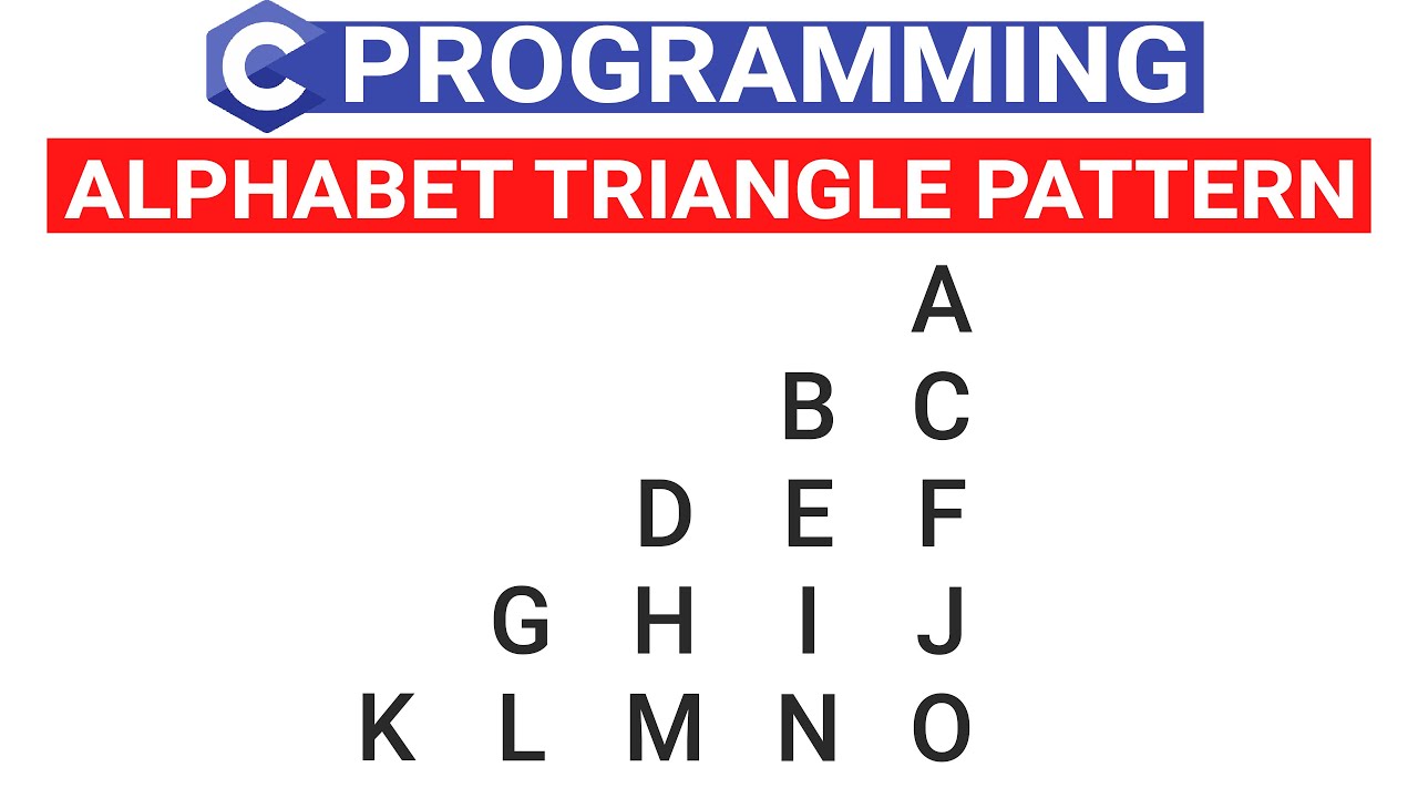 BEST way to Make Triangle Pattern in C Language | C Program to Display ...