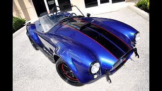 1965 SUPERFORMANCE MKIII COBRA WITH FORD ALUMINATOR 5.2XS 580HP ENGINE BY DRIVING EMOTIONS!