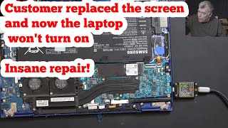 Samsung Galaxy Book Flex NP930  I removed 3 ic's chips and the laptop is working fine without, LoL