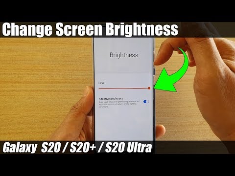 Galaxy S20/S20+: How to Adjust the Screen Brightness