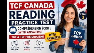 TCF Reading Practice Test | Compréhension Écrite (With Answers) | TCF &amp; TEF Preparation