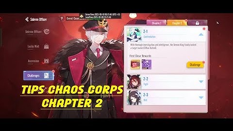 TIPS CHAOS CORPS CHAPTER 2 - PARALLEL REALMS